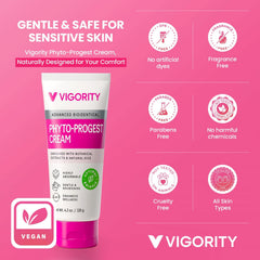 Vigority being smoothed onto wrist demonstrating lightweight absorption