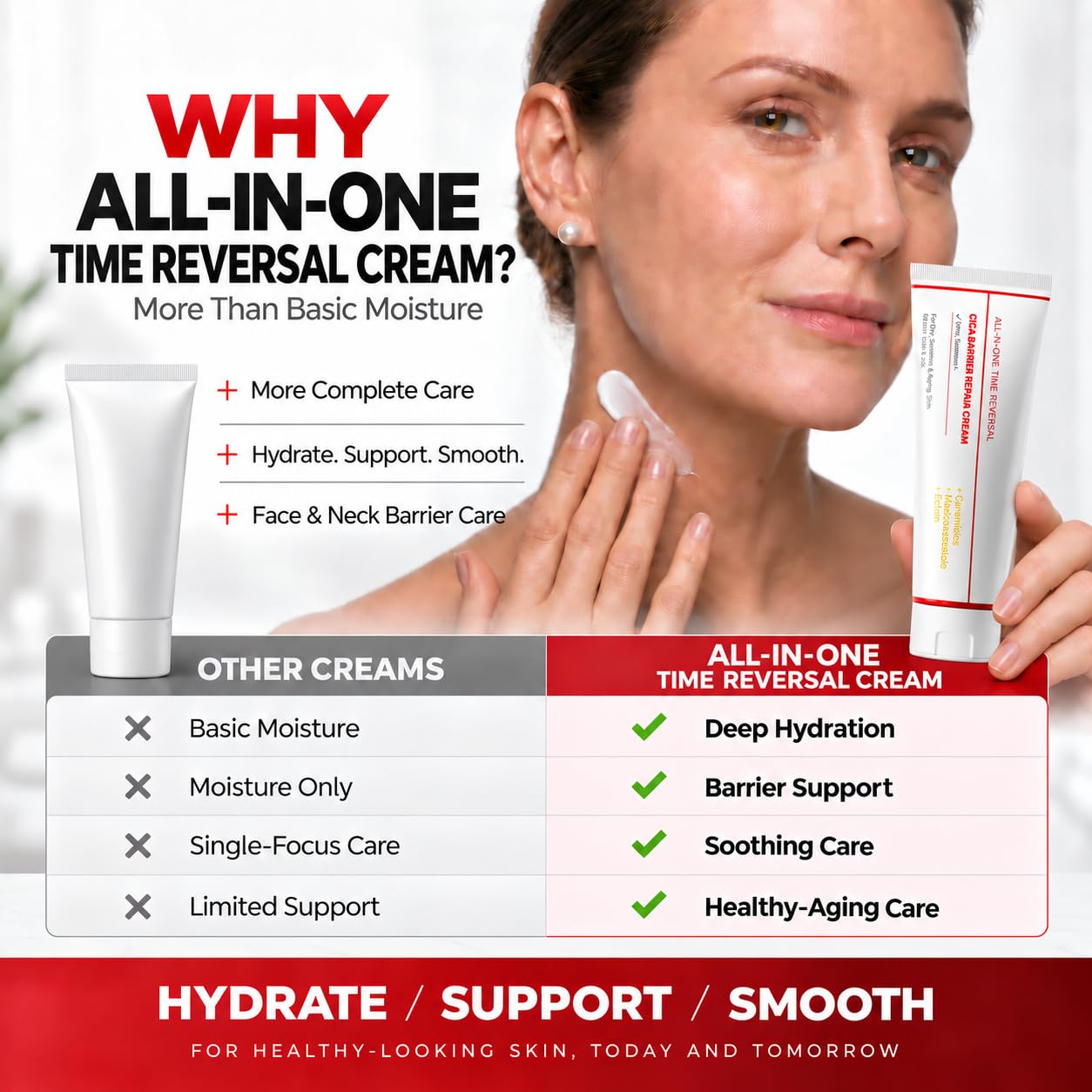Vigority moisturized face lifestyle shot showing smoother-looking skin