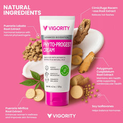 Vigority open jar texture close-up highlighting fast-absorbing cream