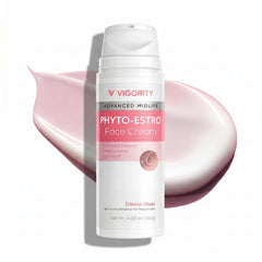 Vigority jar front view shows clean design and product benefit