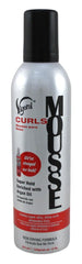Vigorol foam texture closeup demonstrating airy mousse for even curl coverage