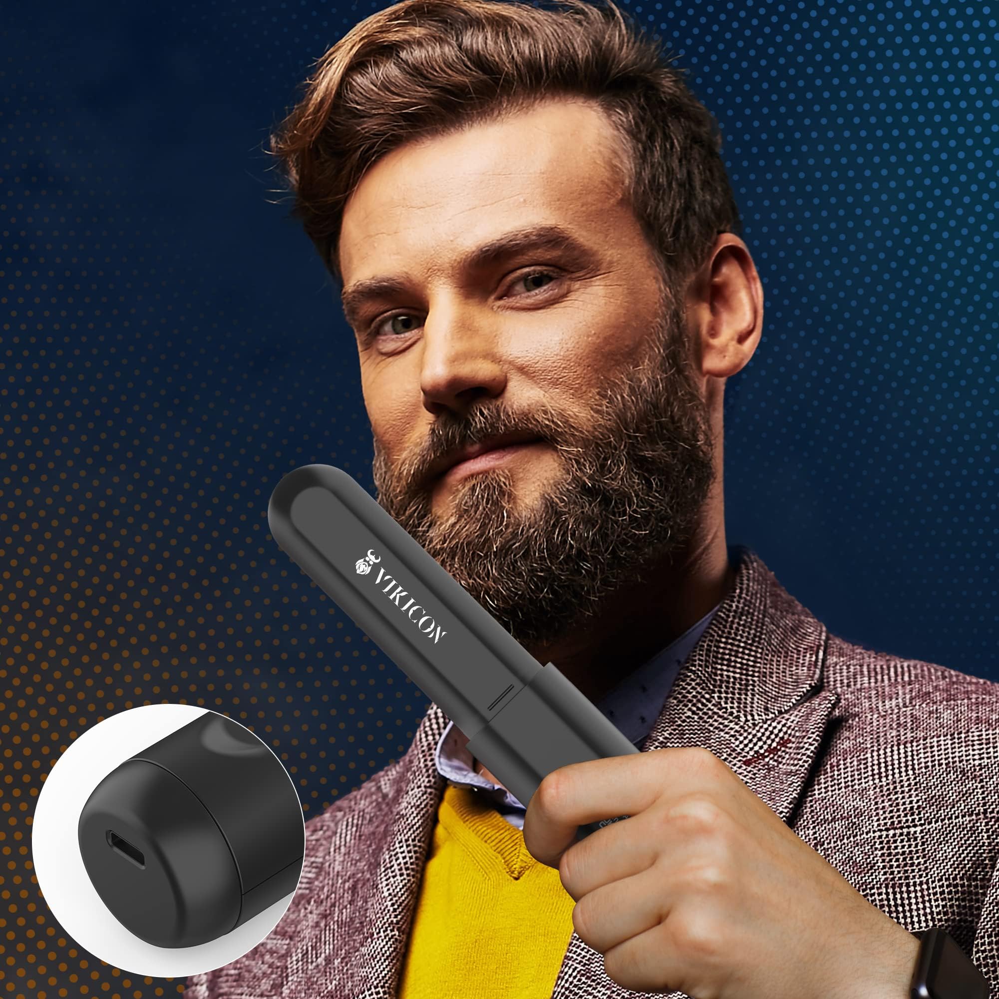 VIKICON close-up of protective-coated heated teeth improving comfort and safety