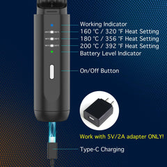 VIKICON held in hand to display size and scale for easy travel grooming