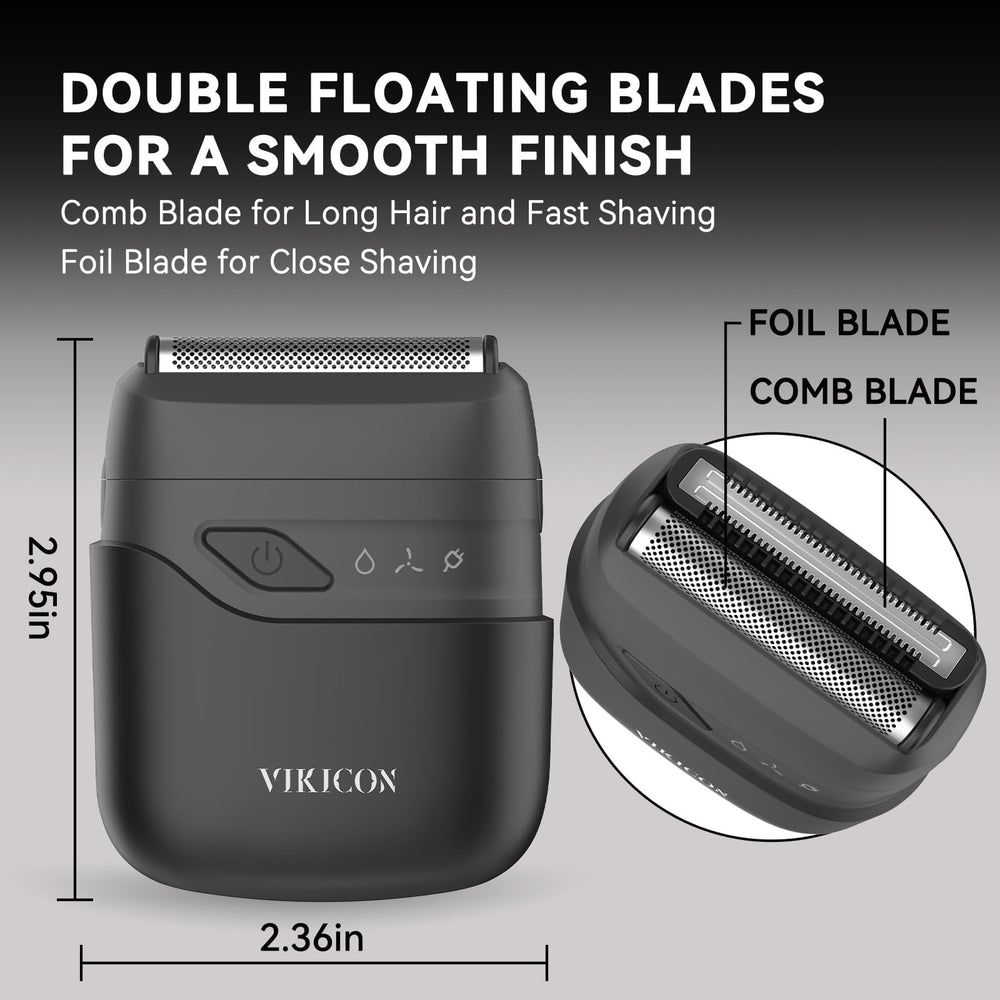 VIKICON side profile in pocket showing small size and travel convenience