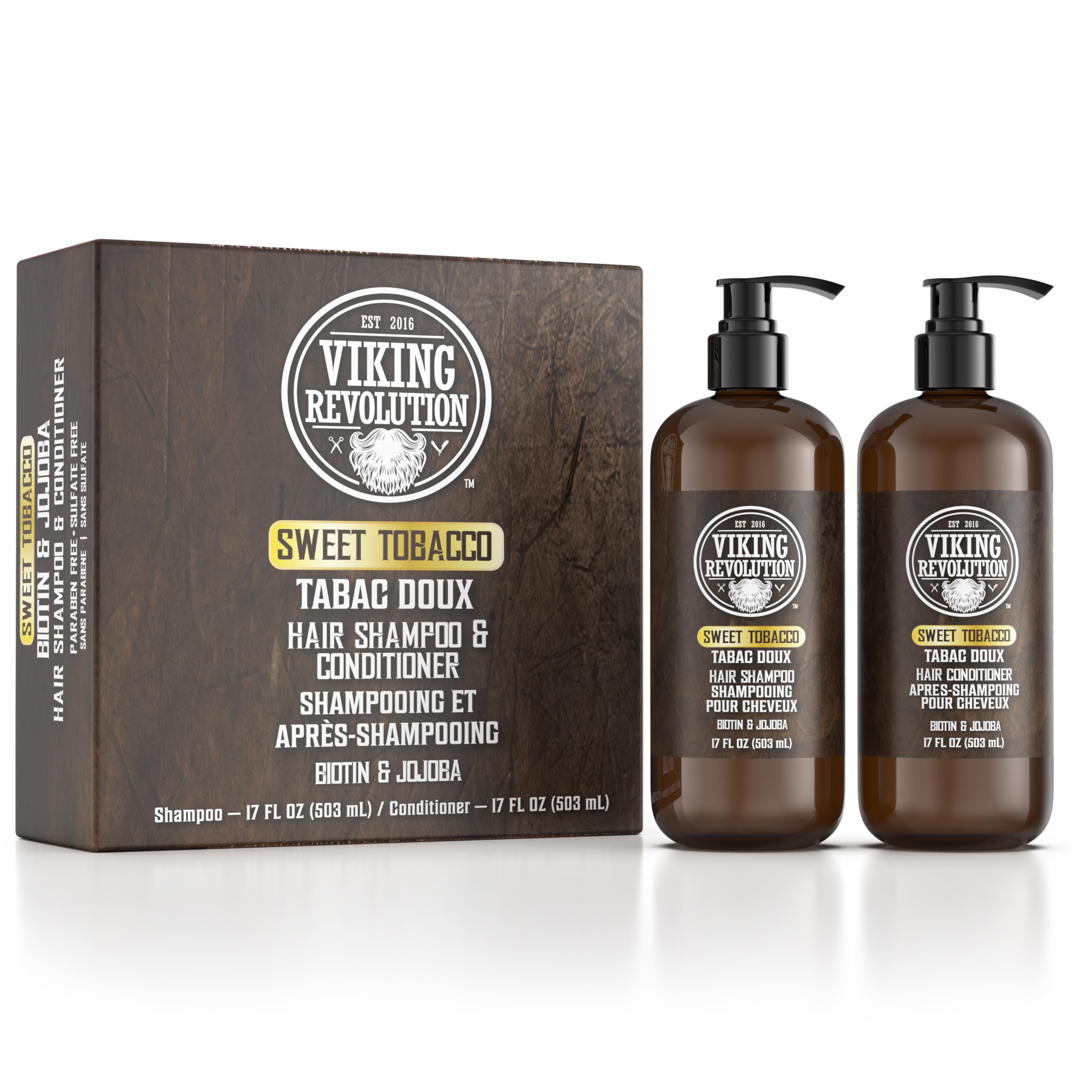 Viking Revolution on shower shelf in lifestyle scene for daily grooming routine