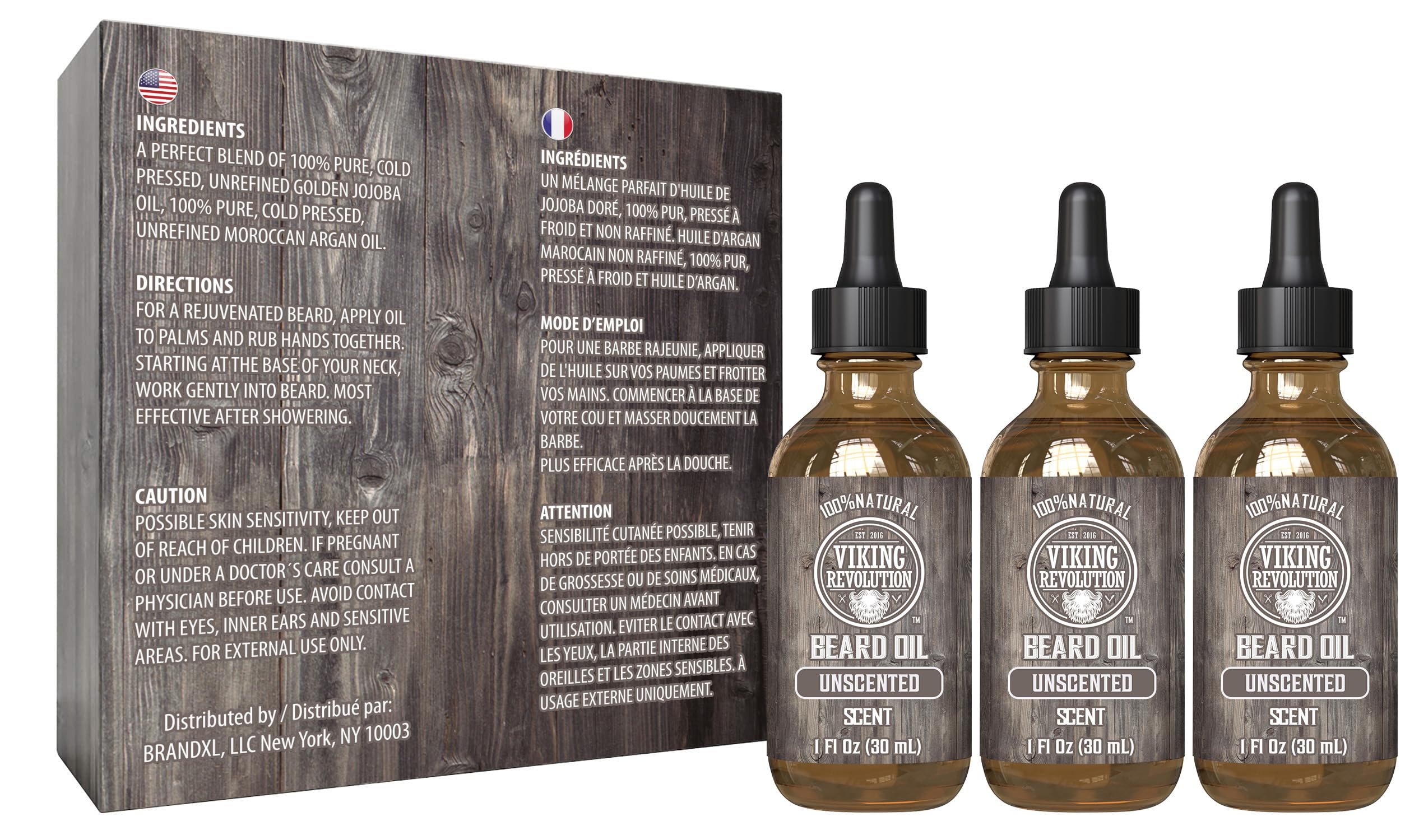 Viking Revolution bottles next to travel items showing portable sizing advantage
