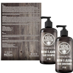 Viking Revolution bottle held in hand to show 17oz scale and lasting supply benefit