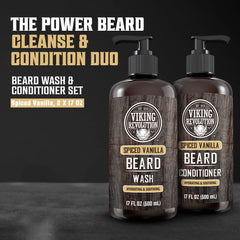 Viking Revolution close-up of beard oil drop highlighting deep hydration
