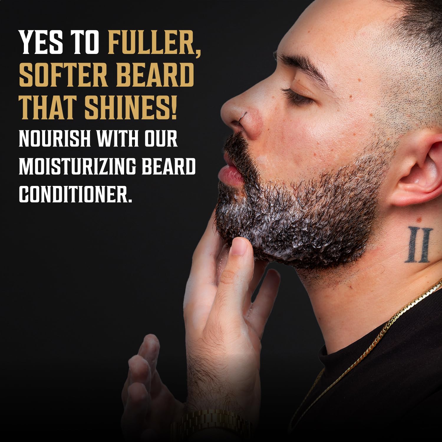 Viking Revolution conditioner pour showing creamy texture for softening benefit