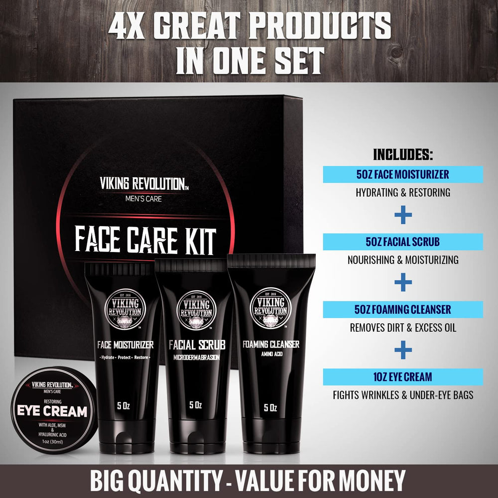 Viking Revolution eye cream application on fingers to reduce dryness around eyes