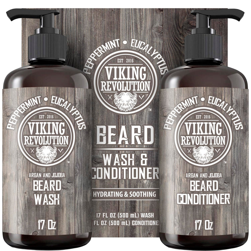 Viking Revolution front packaging showing 17 oz bottle and clear label benefit