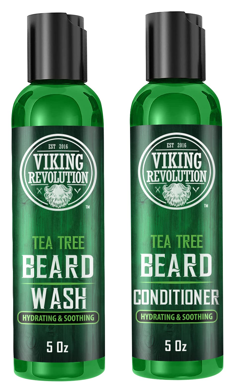 Viking Revolution front packaging showing wash conditioner set and travel-ready benefit