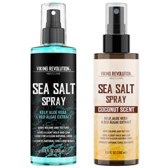 Viking Revolution front packaging showing Ocean Breeze Coconut scent and two bottles benefit: clear product identity