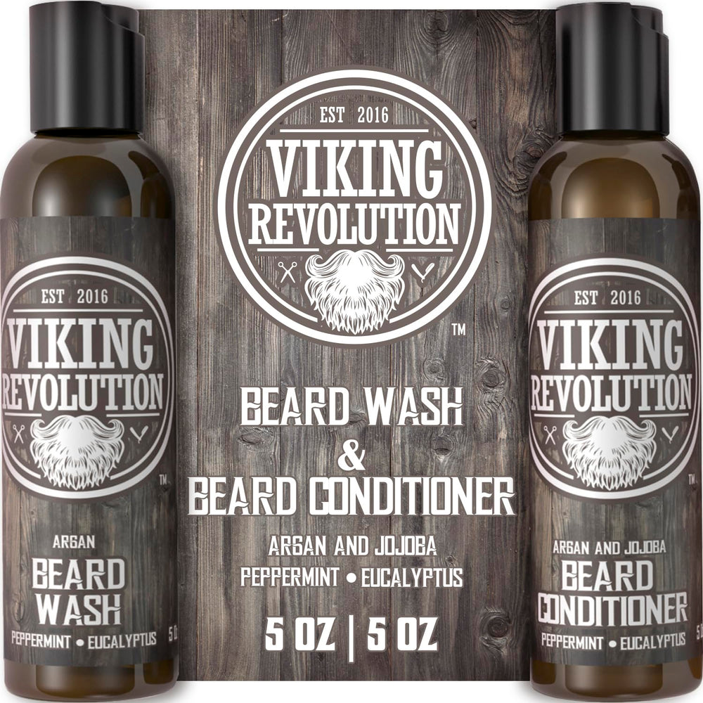 Viking Revolution front packaging showing 5 oz bottle and peppermint eucalyptus scent benefits