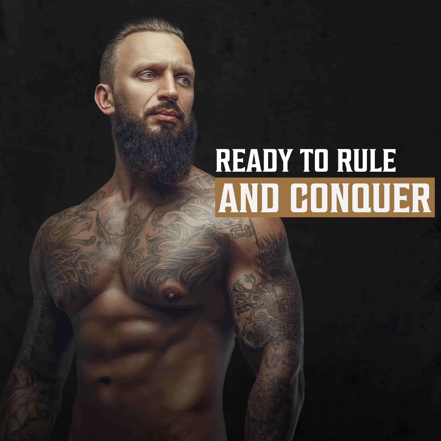 Viking Revolution in-shower use by a bearded man demonstrating quick cleanse and conditioned finish