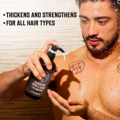Viking Revolution pump detail demonstrating easy one-hand dispensing for fast showers