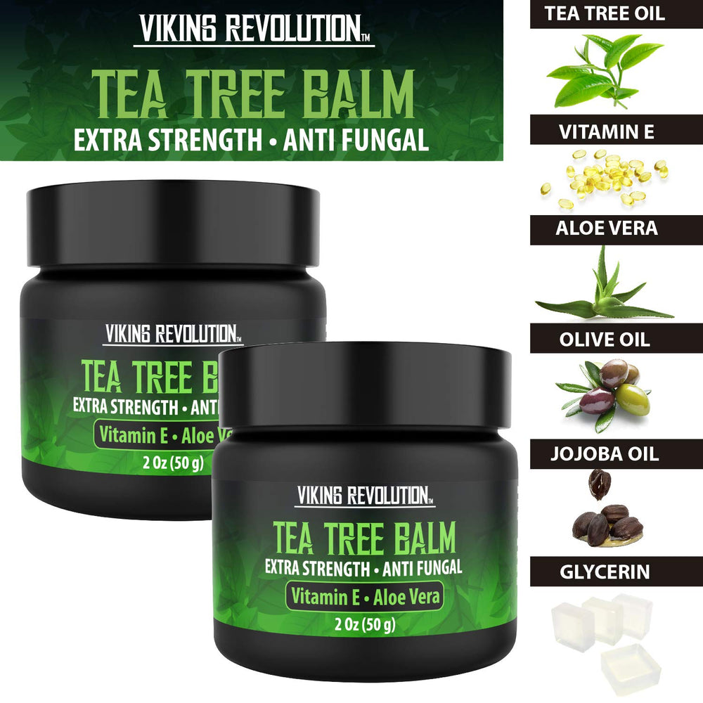Viking Revolution open tin close-up showing balm texture and smooth consistency for easy application