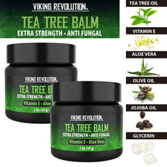 Viking Revolution open tin close-up showing balm texture and smooth consistency for easy application