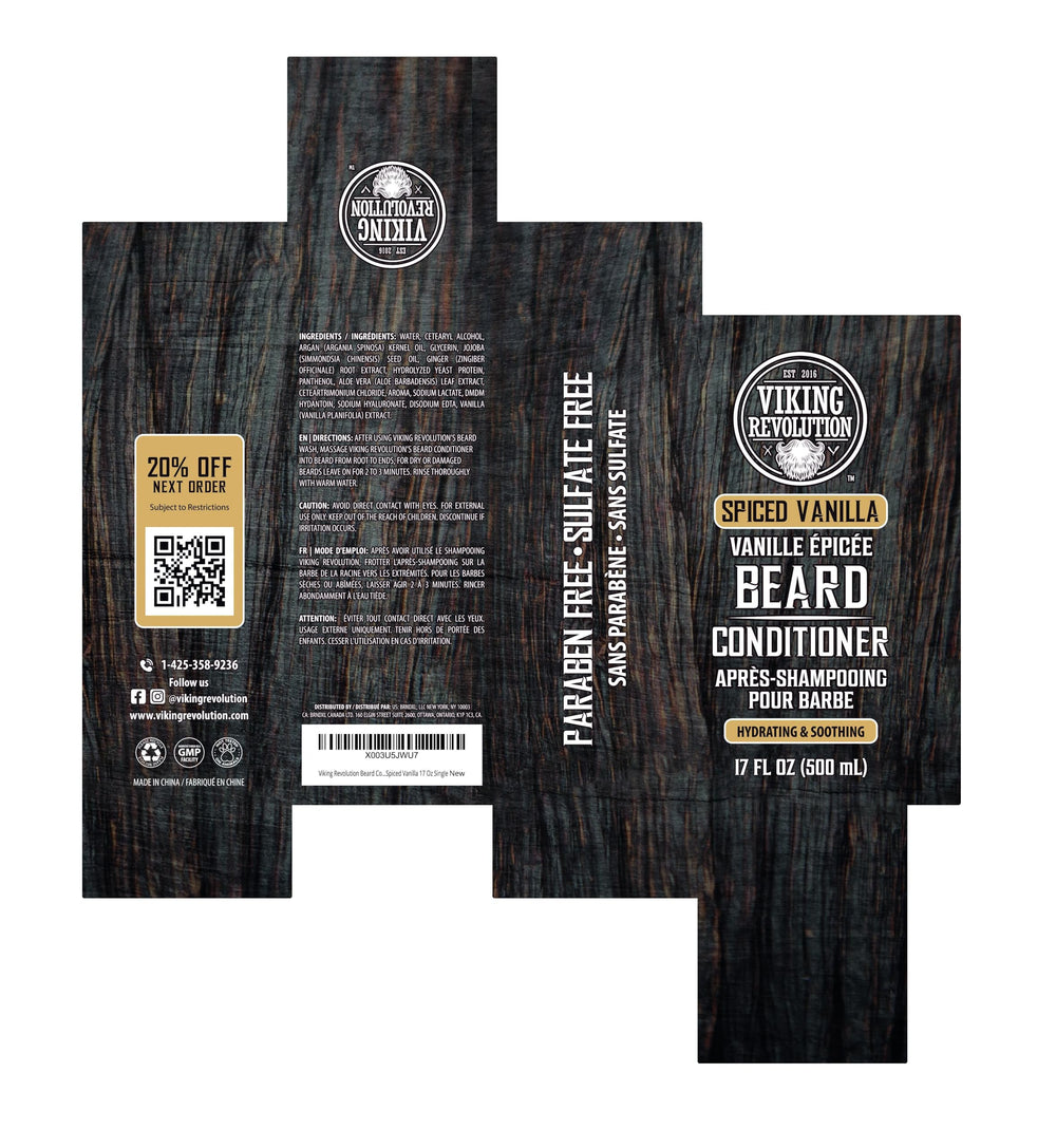 Viking Revolution open cap with oil drop highlighting included natural beard oil nourishment