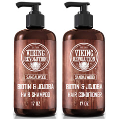 Viking Revolution front packaging showing sandalwood scent and set benefits