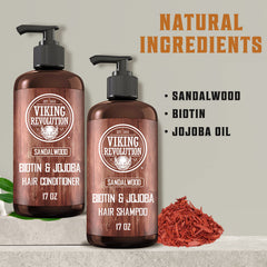 Viking Revolution shampoo texture on hand for hydrating lather benefit
