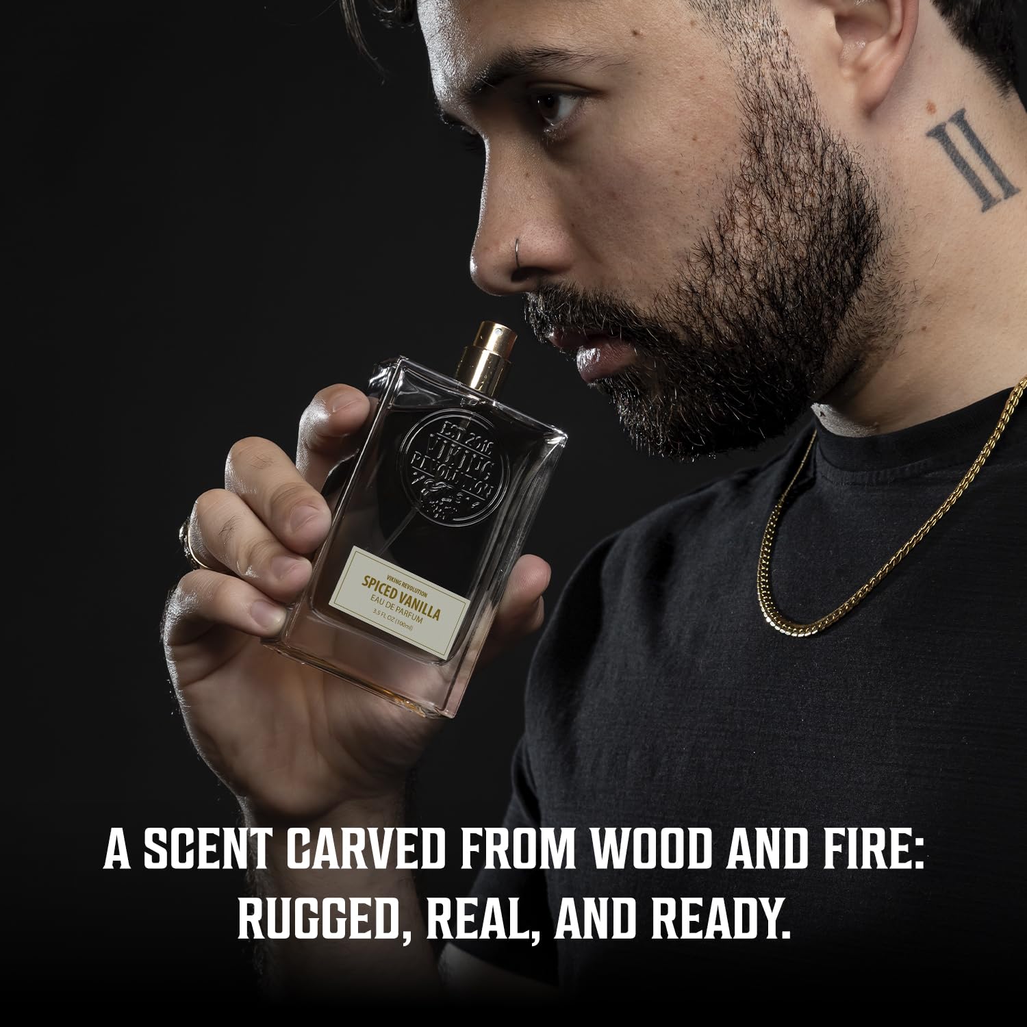 Viking Revolution angled bottle detail highlighting rugged glass and grip