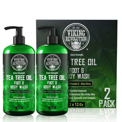 Viking Revolution front packaging showing two 12 oz bottles and clean branding benefit: clear storage