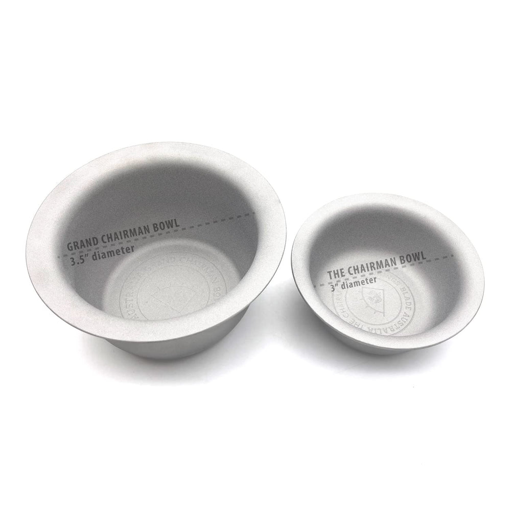 Vikings Blade bowl holding standard soap puck for easy compatibility benefit