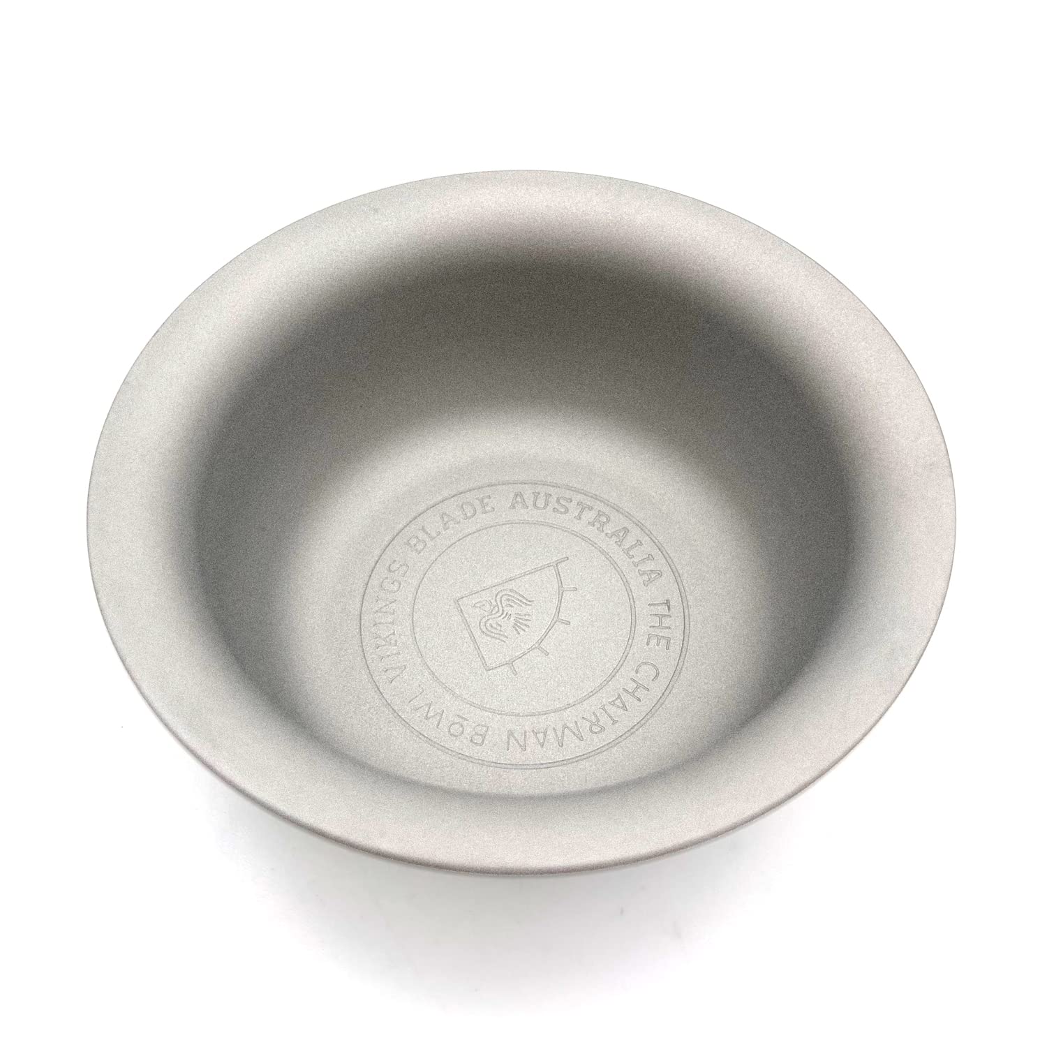 Vikings Blade front view bowl showing sturdy steel and compact size benefit