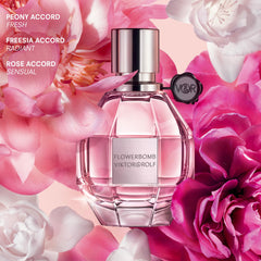 Viktor&Rolf close-up bottle detail, showcases premium finish and spray tip