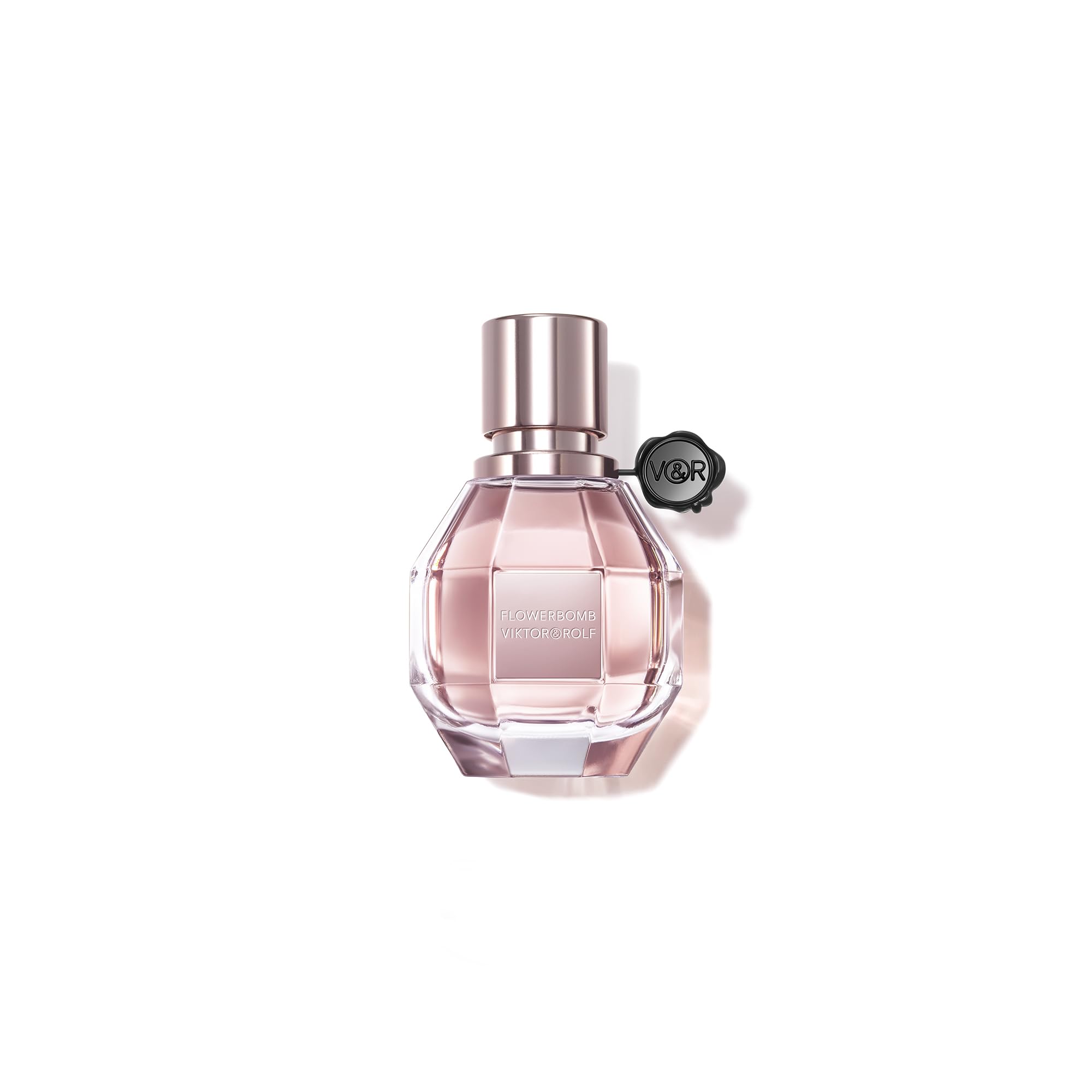 Viktor&Rolf Flowerbomb front bottle showing elegant shape and instant luxe appeal