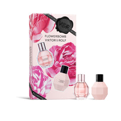 Viktor&Rolf front packaging showing travel set, highlights gift-ready presentation
