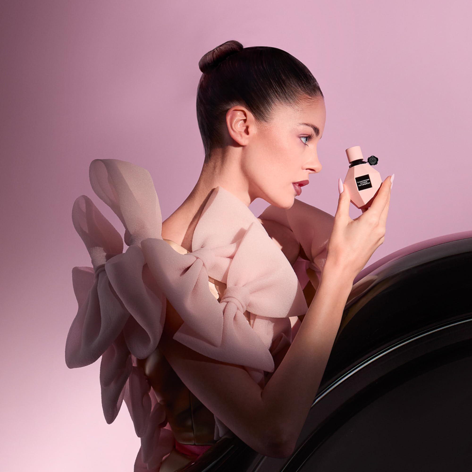 Viktor&Rolf minis on dressing table, suggests everyday convenience and styling