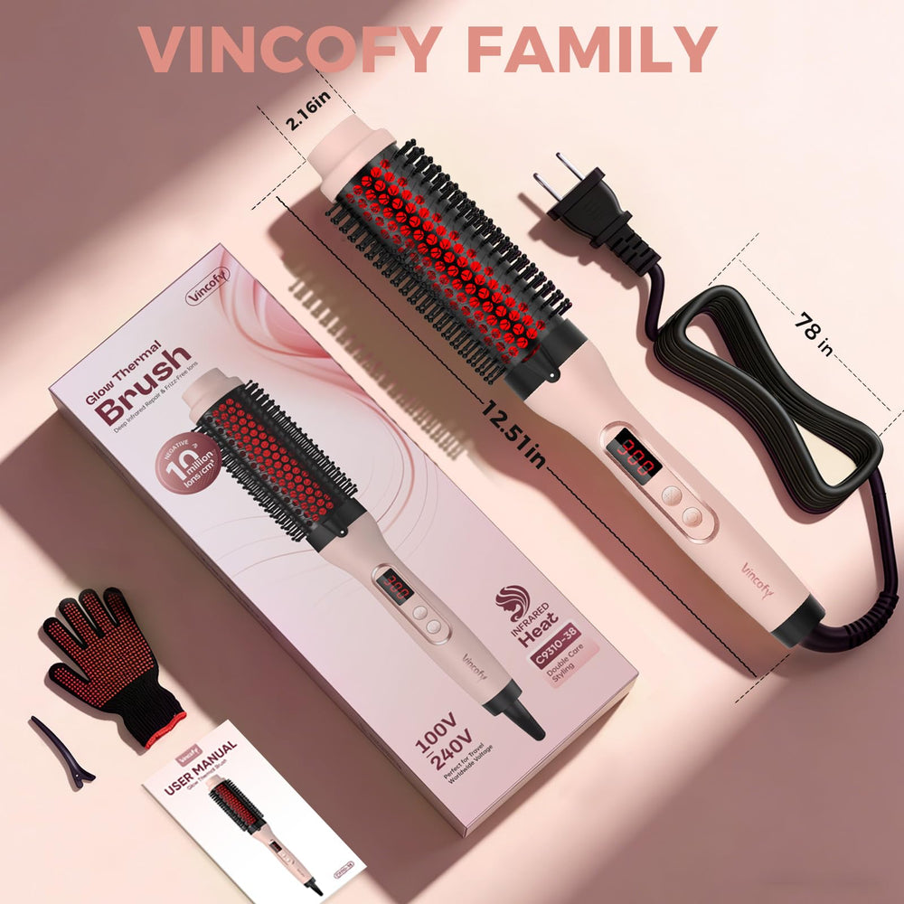 vincofy travel pouch and detachable head packed for international styling convenience