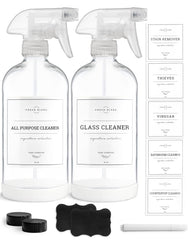 Vine Creations two clear 16 oz bottles front view showing clean design and capacity benefit