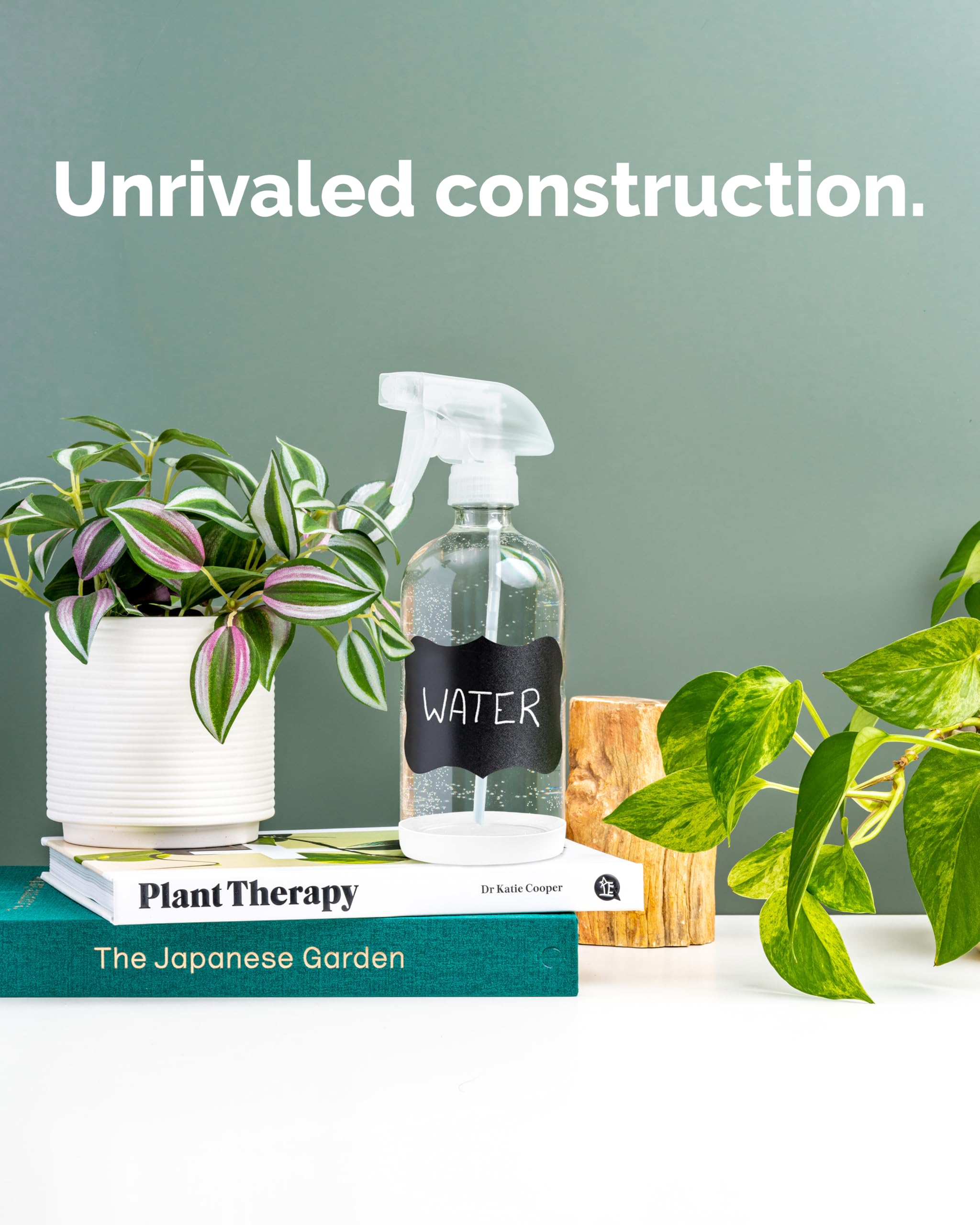 Vine Creations waterproof label sheet displayed with included chalk labels and marker benefit