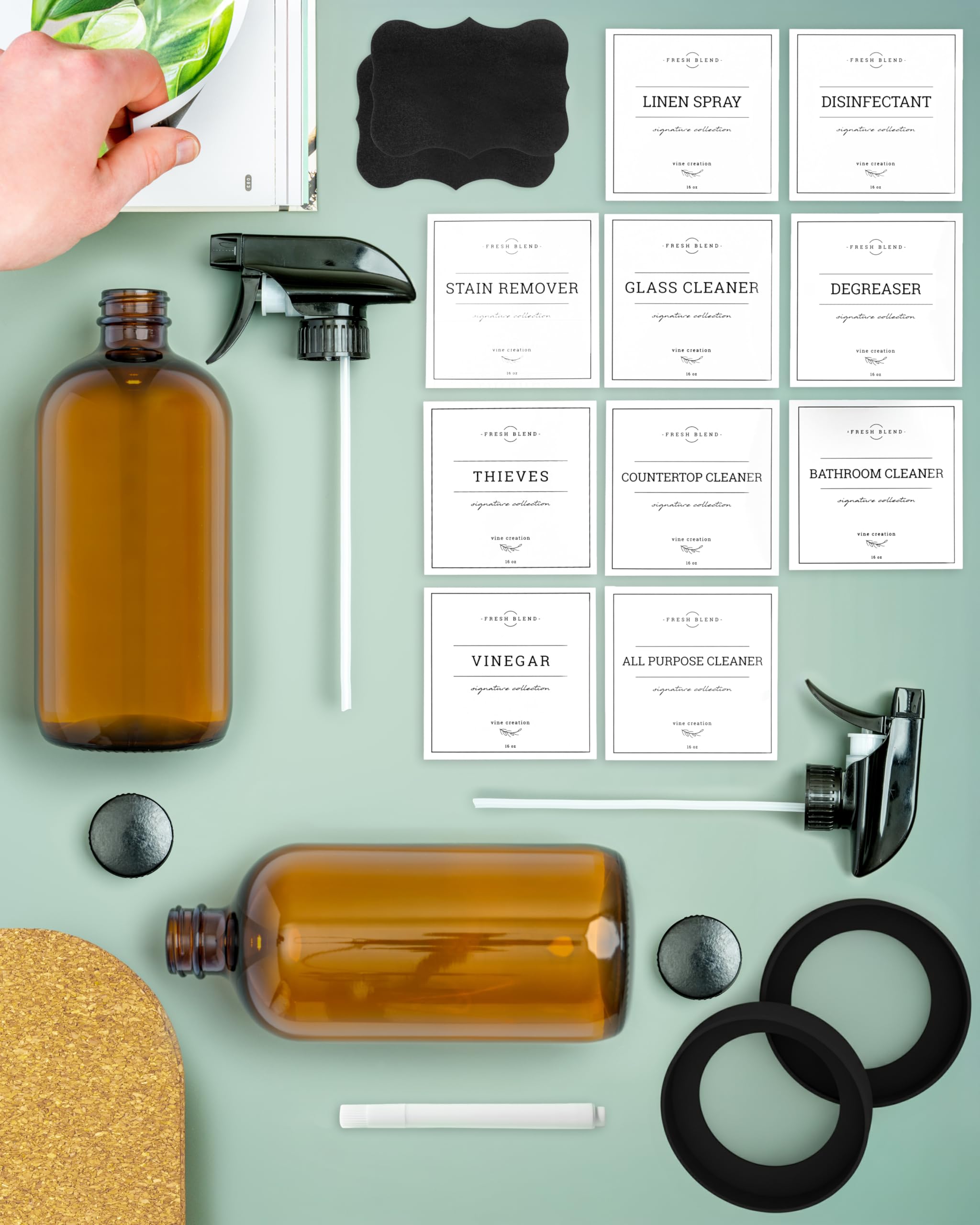Vine Creations silicone pad detail preventing slips and stabilizing bottles on wet surfaces