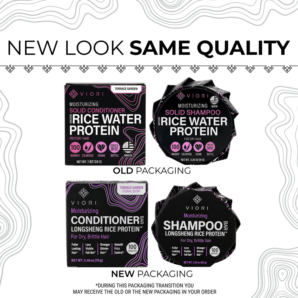 Viori before and after detangled hair showing improved manageability and smoother texture