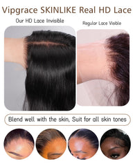 Vipgrace macro of bleached knots for undetectable scalp look benefit
