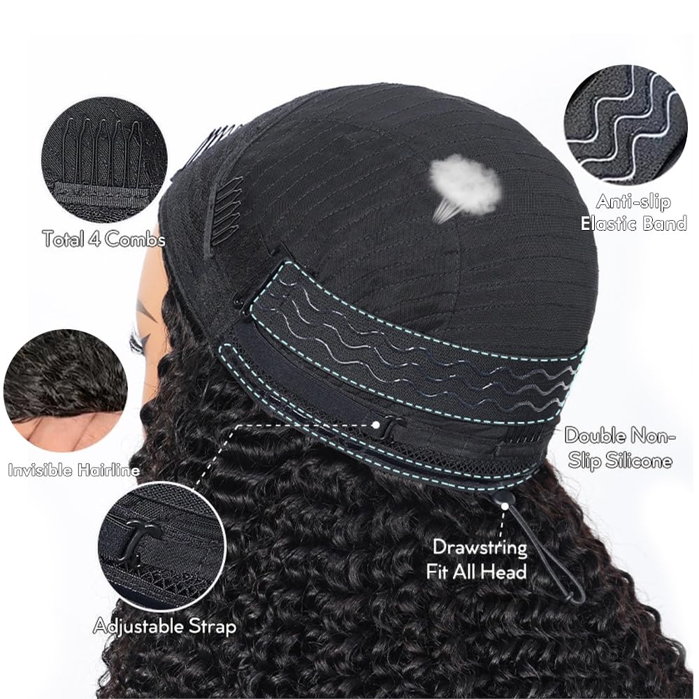 virginess tight curl texture detail highlighting unprocessed Brazilian human hair quality