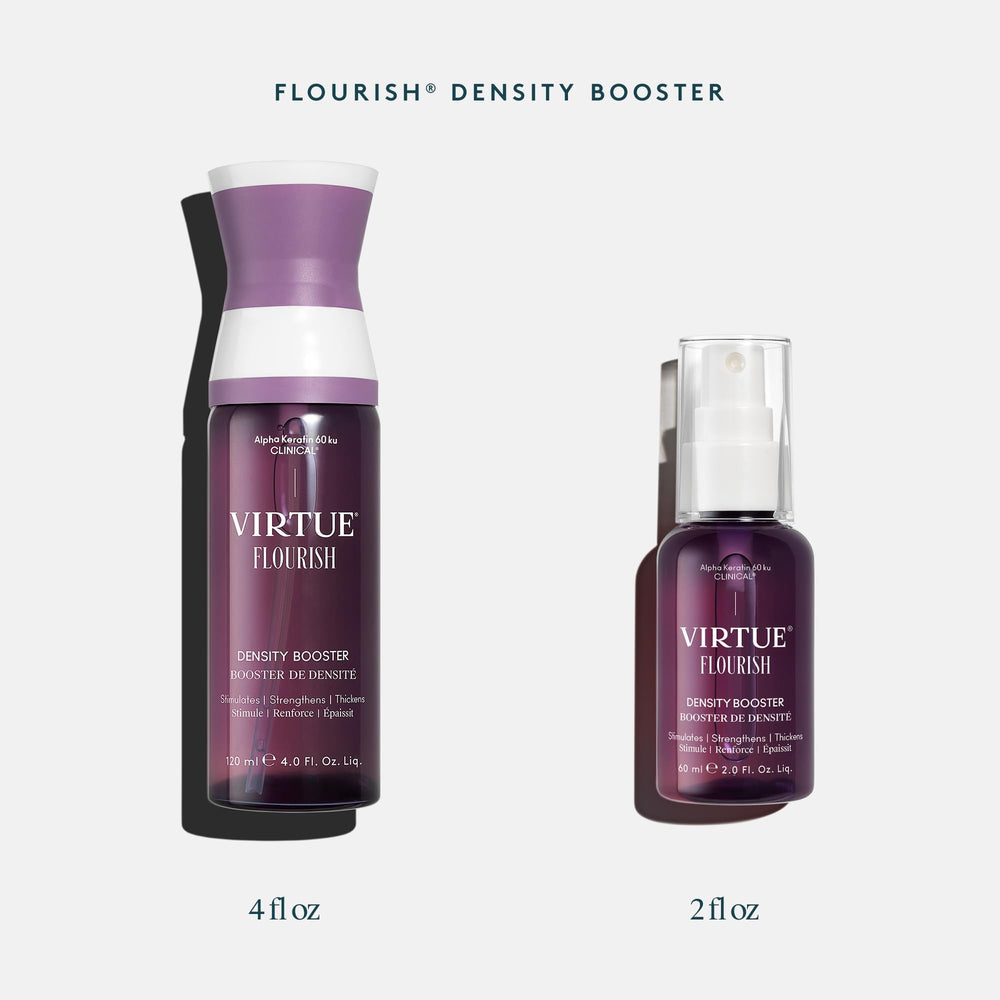 VIRTUE used on color-treated hair preserving salon results