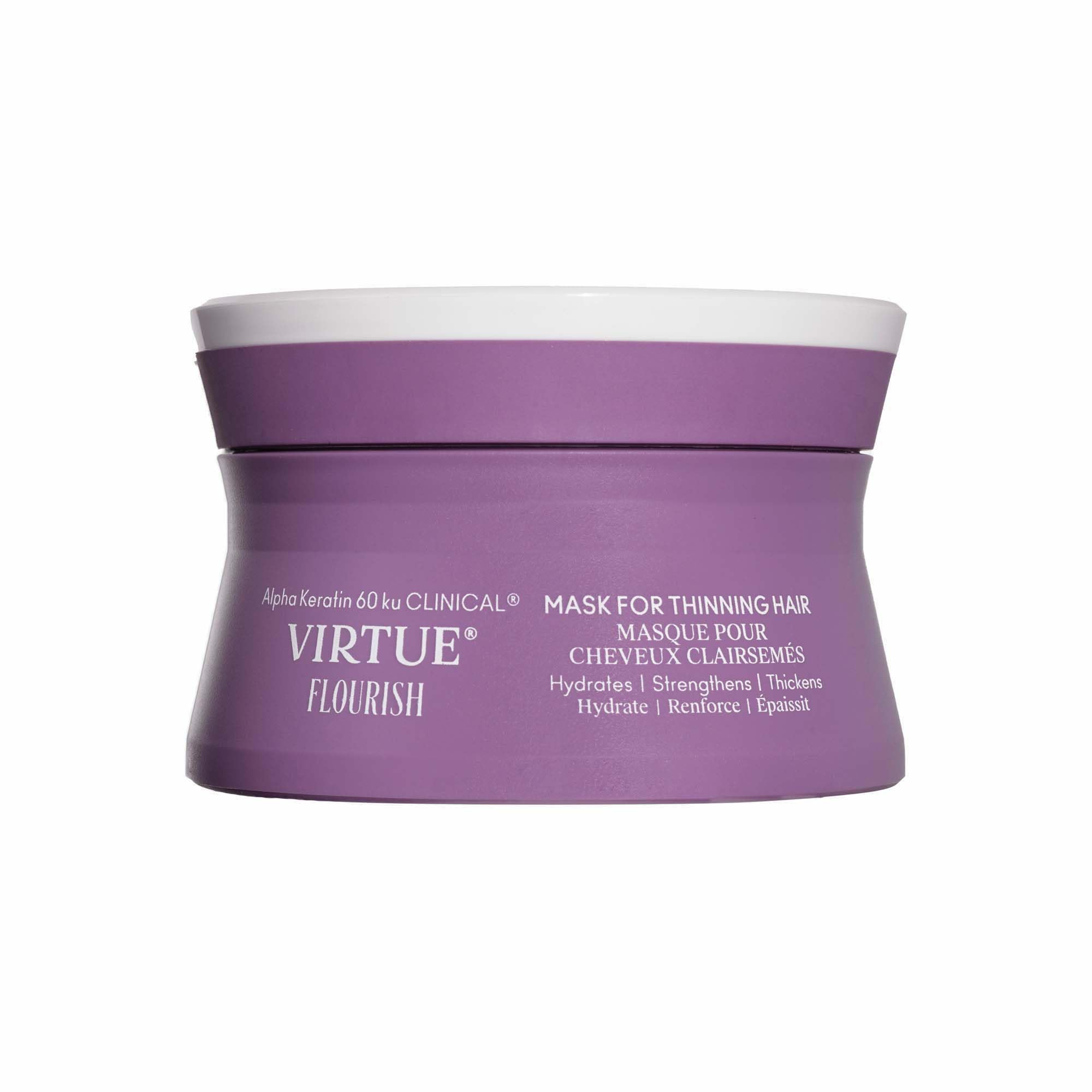 VIRTUE front packaging showing 5 oz jar and branding benefit: clear ingredient focus