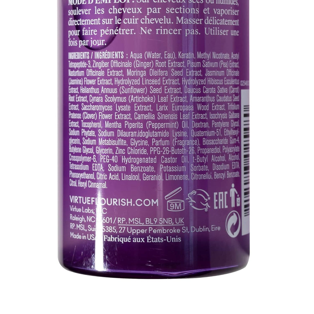 VIRTUE application to scalp showing targeted nutrient delivery