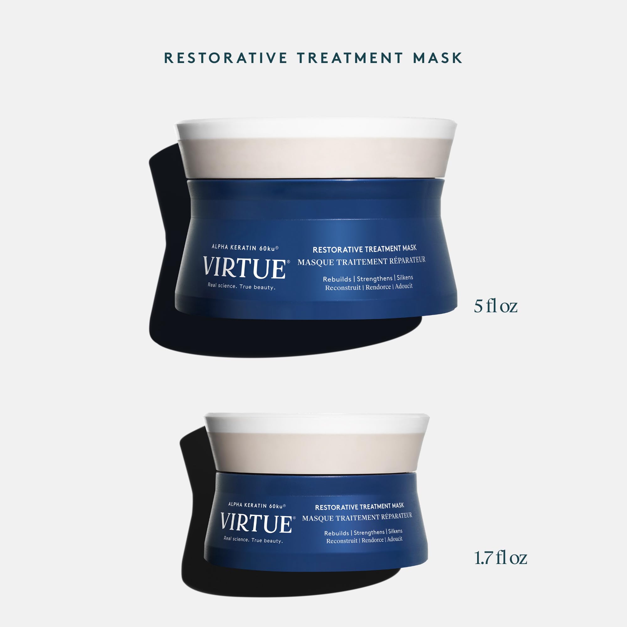 VIRTUE ingredient display highlighting nourishing components and hydration