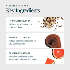 VIRTUE creamy shampoo texture demonstrating gentle, nourishing foam