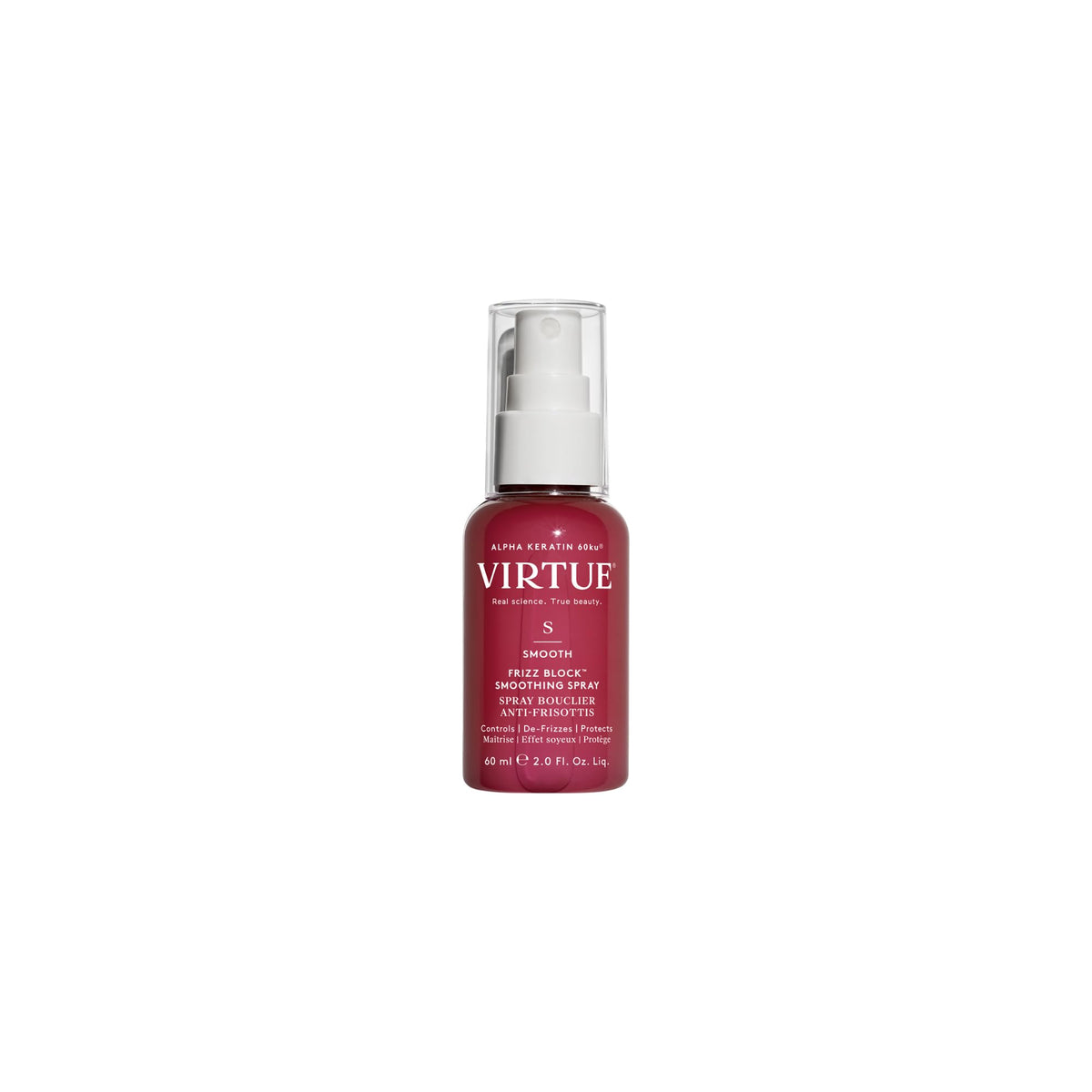 VIRTUE front packaging showing bottle and branding for quick product ID and benefit