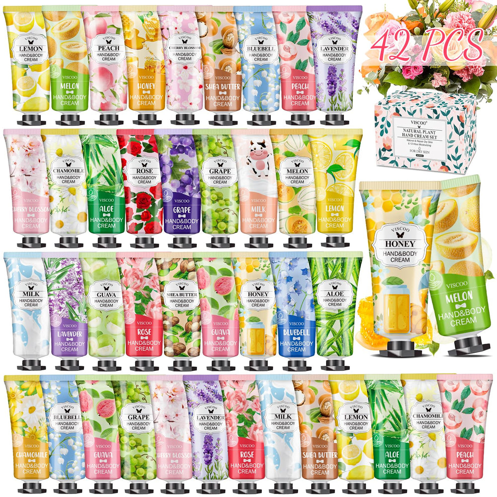 VISCOO front packaging showing 42-pack and assorted tubes for easy gifting