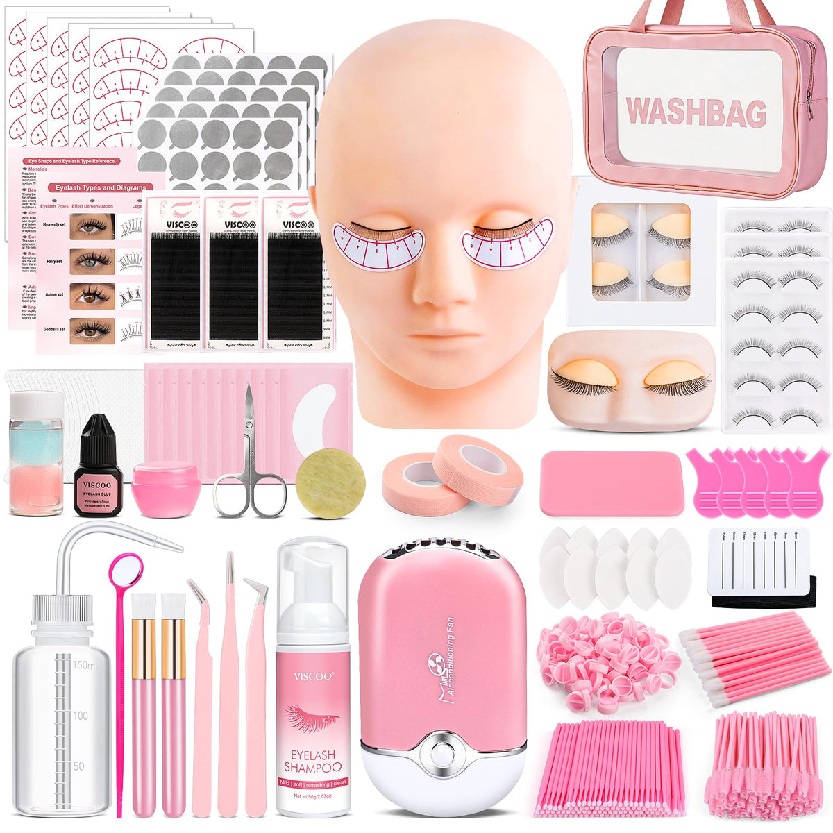 VISCOO kit front packaging showing complete starter contents and portability benefit