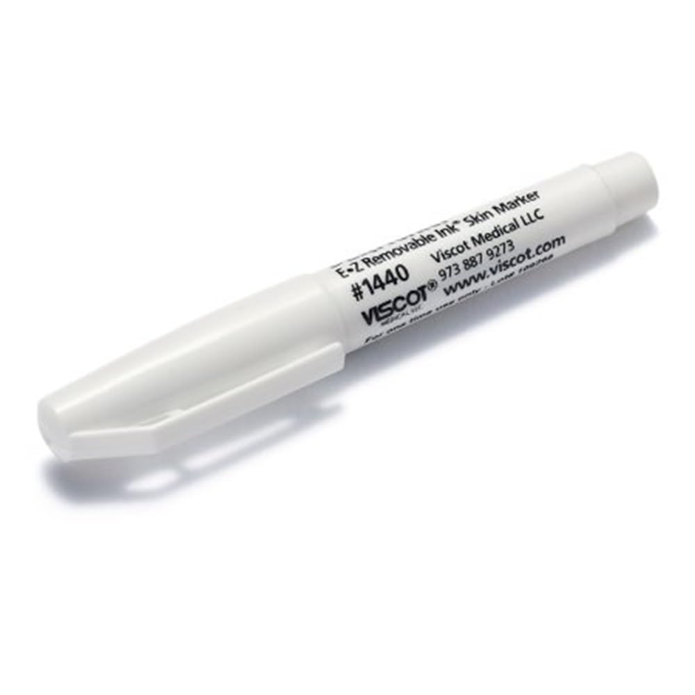 Viscot front view of 30-count marker container showing organized pens and professional labeling benefit