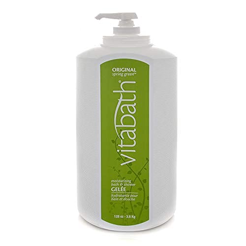 Vitabath label close-up displaying botanical fragrance notes and ingredient clarity